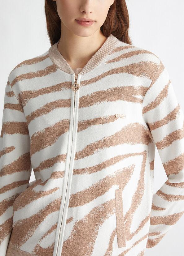 Liu Jo Cardigan jacquard con zip Duty-free