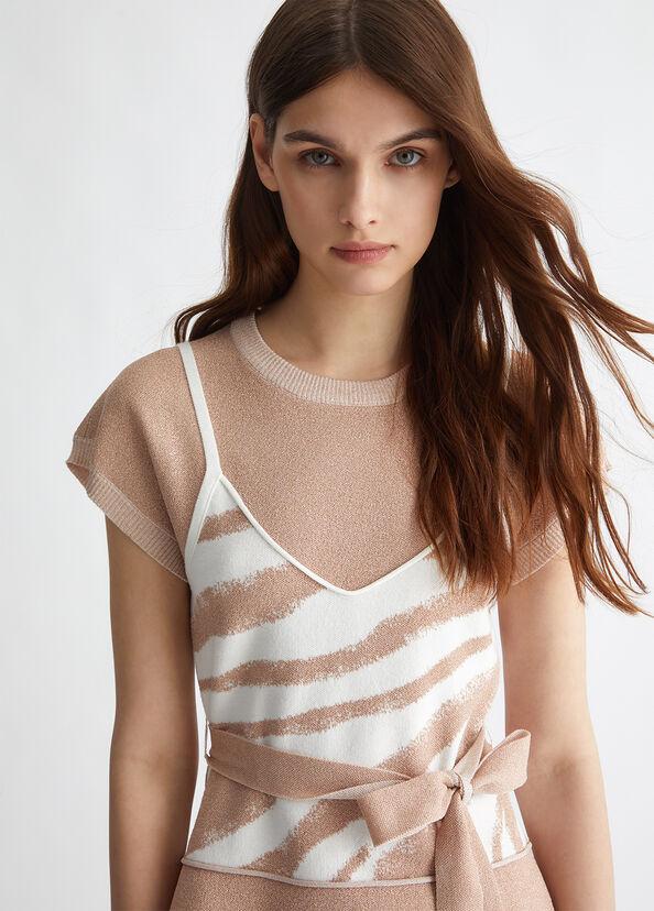 Liu Jo Maglia jacquard con cintura 50% di sconto per tempo limitato