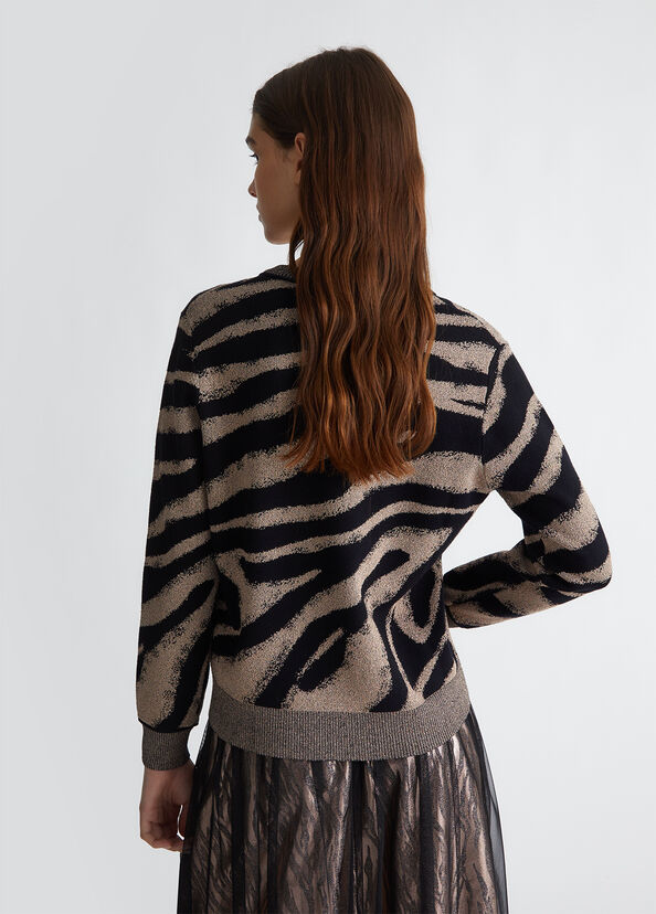 Liu Jo Maglia animalier jacquard Sconti questo mese