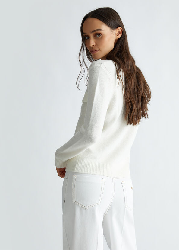 Liu Jo Maglia in misto lana e alpaca Italia