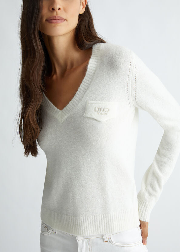 Liu Jo Maglia in misto lana e alpaca Italia
