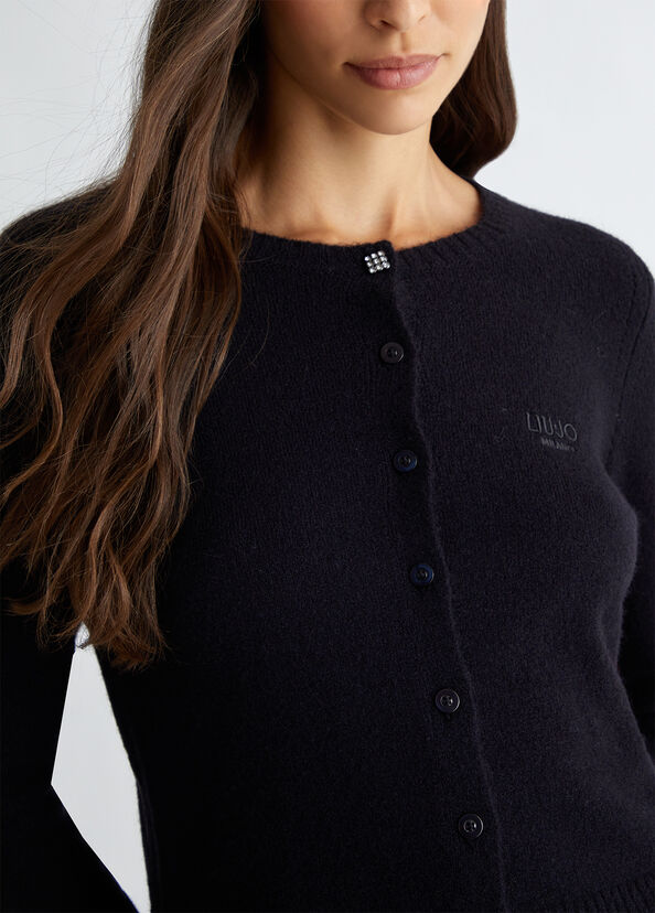 Liu Jo Cardigan in lana e alpaca In Linea