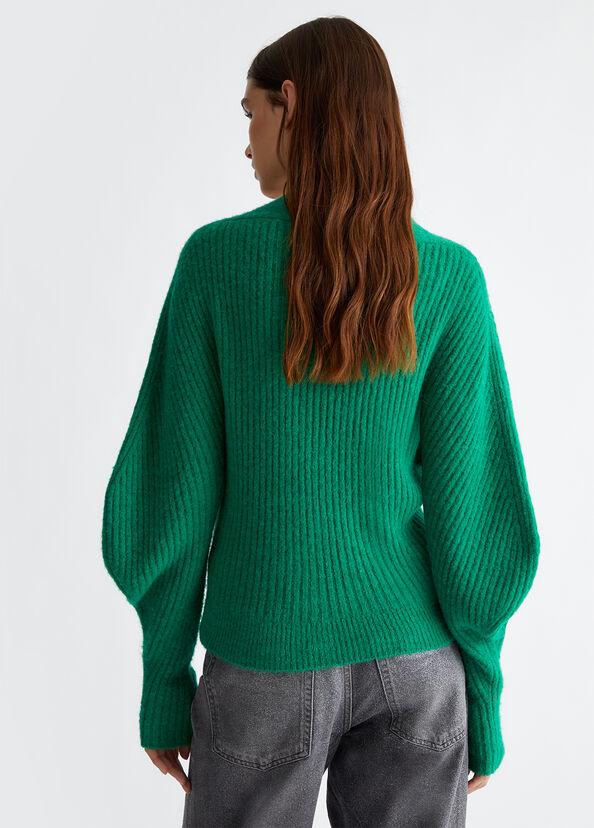 Liu Jo Cardigan in misto lana a coste Spedizione Gratuita