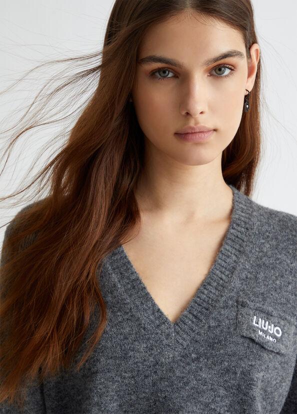 Liu Jo Maglia con logo Soddisfazione Garantita