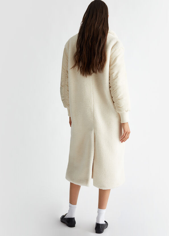 Liu Jo Cappotto in teddy Consegna Veloce