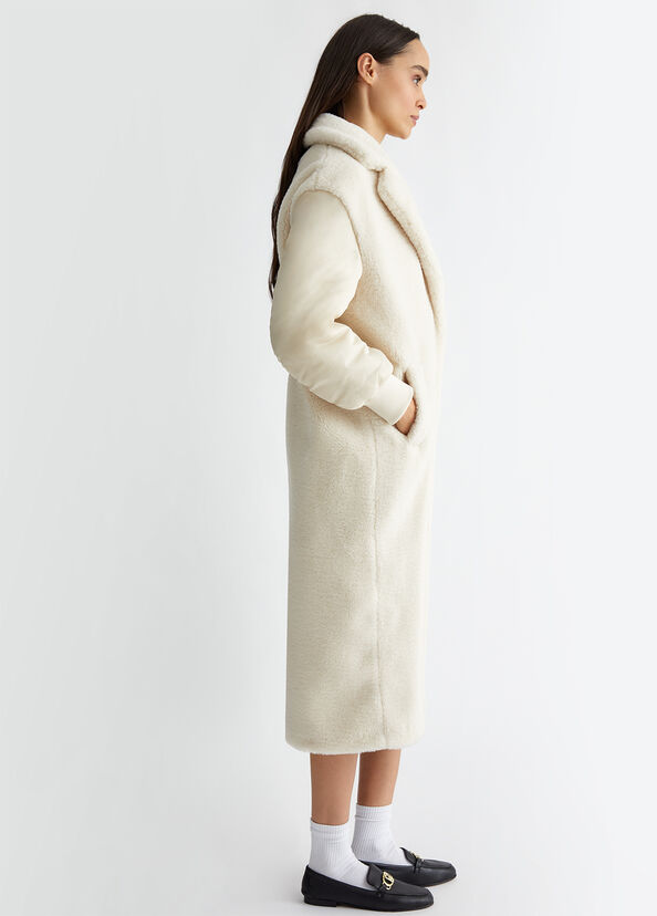 Liu Jo Cappotto in teddy Consegna Veloce