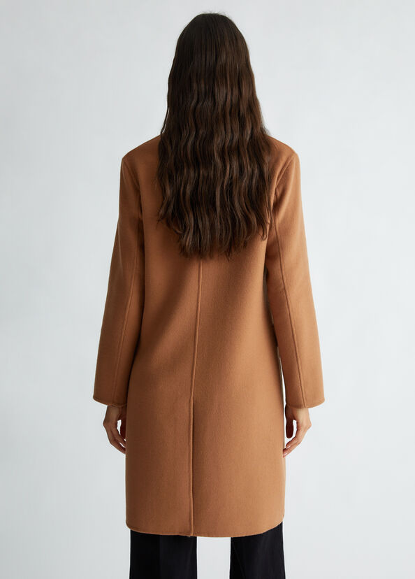 Liu Jo Cappotto doppiopetto in misto lana Promozione Limitata