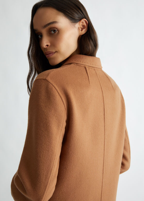 Liu Jo Cappotto doppiopetto in misto lana Promozione Limitata