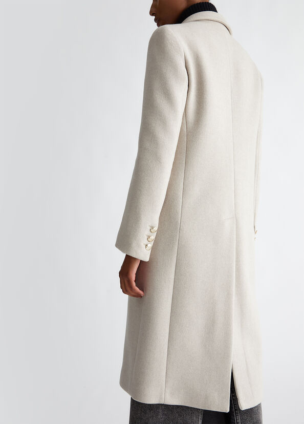 Liu Jo Cappotto slim in misto lana Prezzo Ridotto