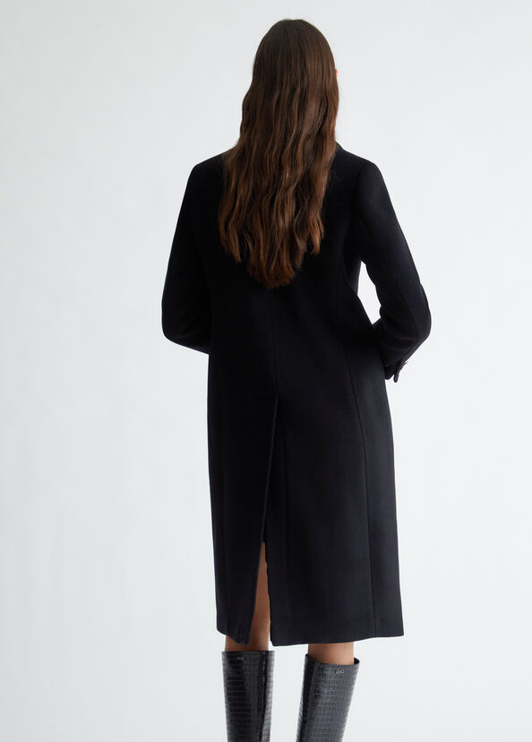 Liu Jo Cappotto slim in misto lana Offerta