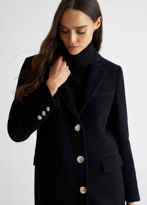 Liu Jo Cappotto slim in misto lana Offerta