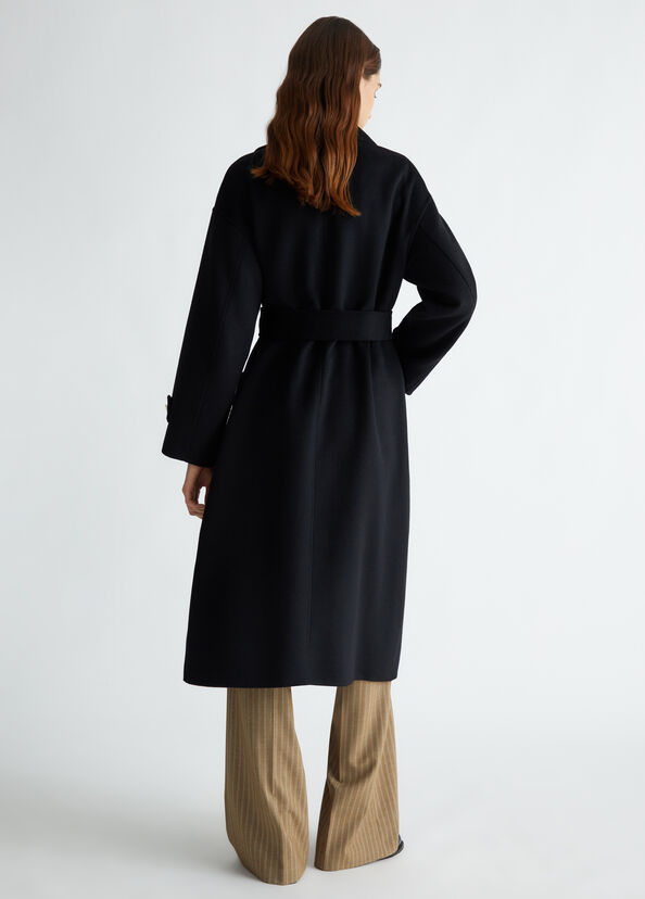 Liu Jo Cappotto in misto lana con cintura Online