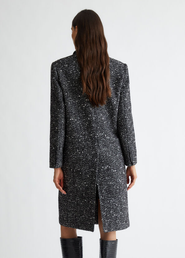Liu Jo Cappotto in misto lana bouclé In Vendita