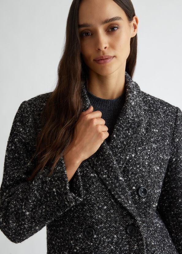 Liu Jo Cappotto in misto lana bouclé In Vendita