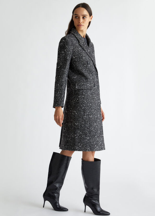 Liu Jo Cappotto in misto lana bouclé In Vendita