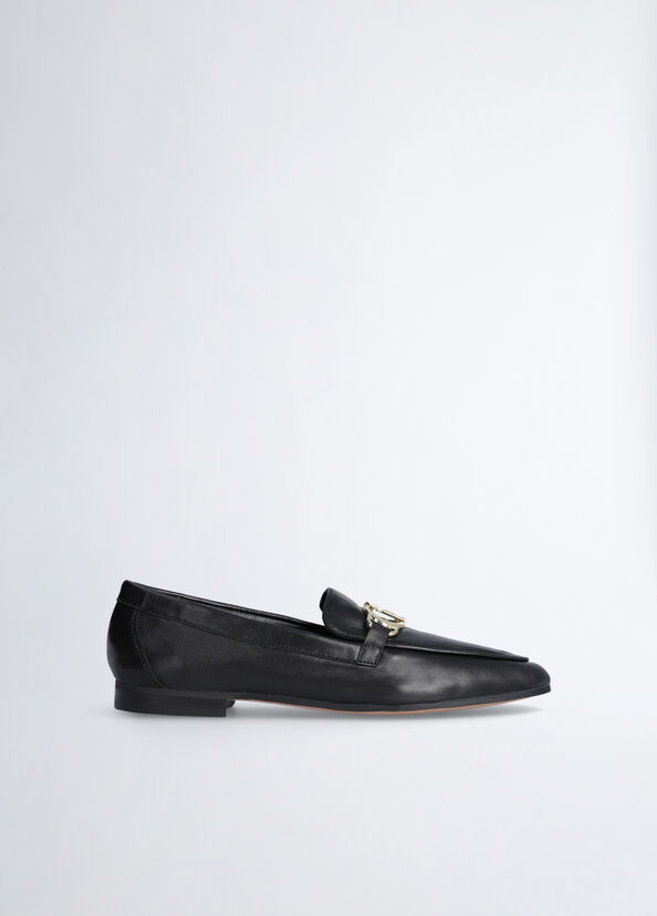 Liu Jo Mocassini neri in morbida nappa Moda