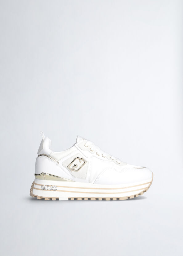 Liu Jo Sneakers platform in pelle e nylon Offerta esclusiva
