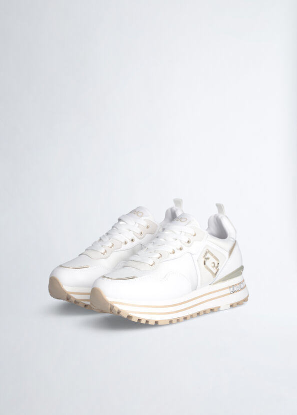 Liu Jo Sneakers platform in pelle e nylon Offerta esclusiva