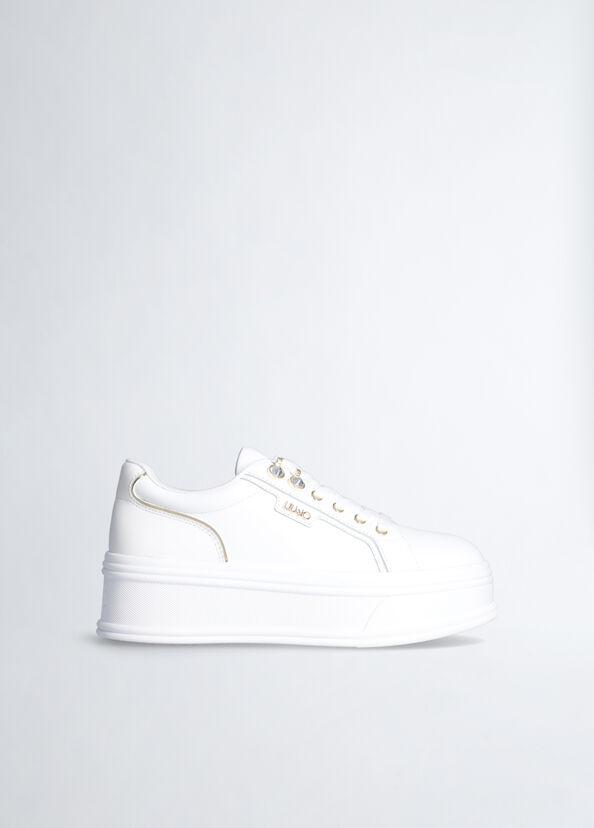 Liu Jo Sneakers platform con pietre gioiello Vendite stagionali