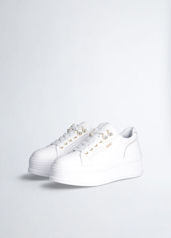 Liu Jo Sneakers platform con pietre gioiello Vendite stagionali