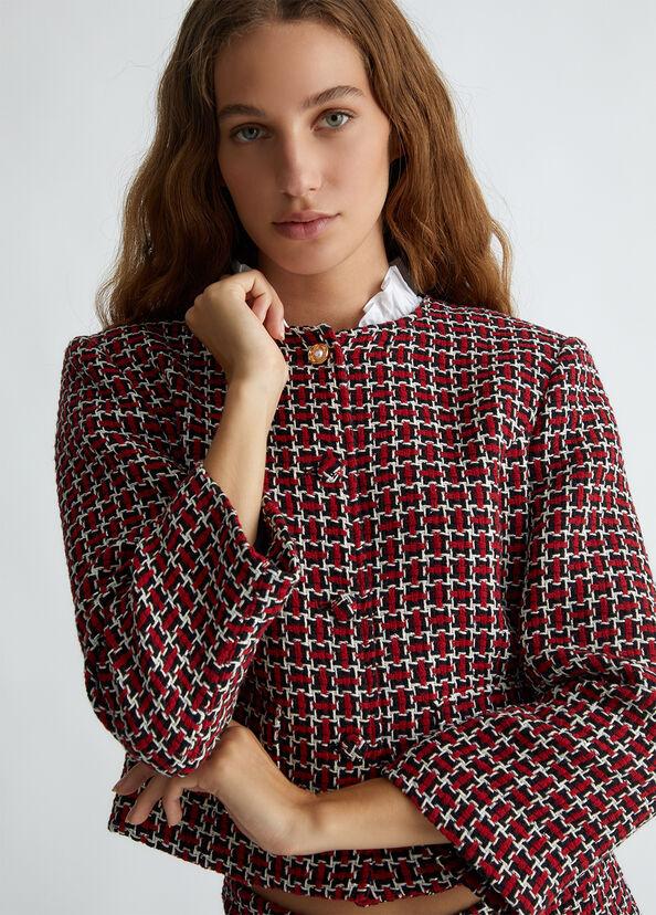 Liu Jo Giacca in tweed con colletto Lightning offer