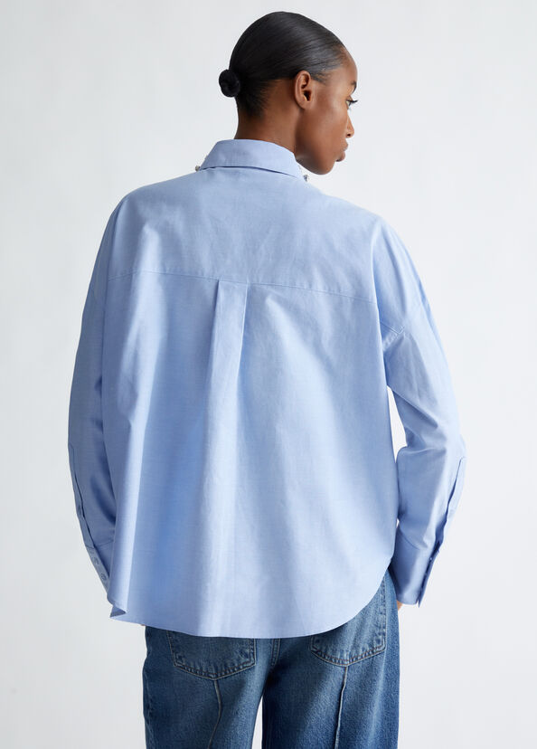 Liu Jo Camicia in cotone con strass Enormi risparmi