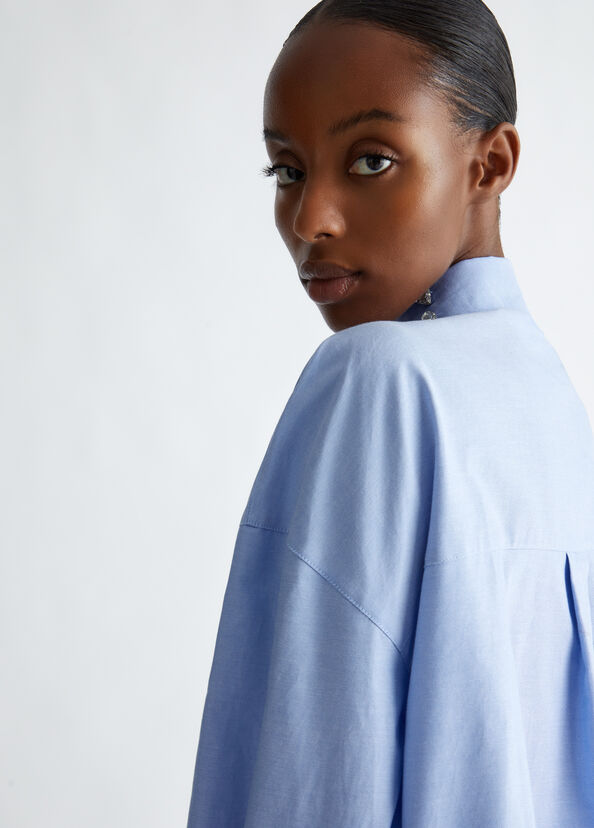 Liu Jo Camicia in cotone con strass Enormi risparmi