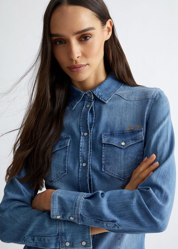 Liu Jo Camicia in denim Sconti VIP