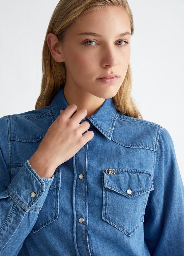 Liu Jo Camicia in denim Rilascio limitato