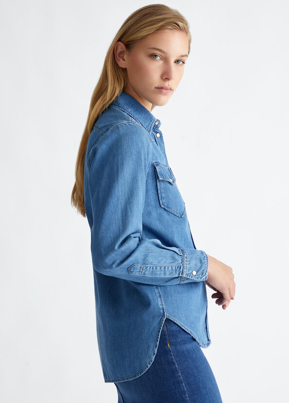 Liu Jo Camicia in denim Rilascio limitato