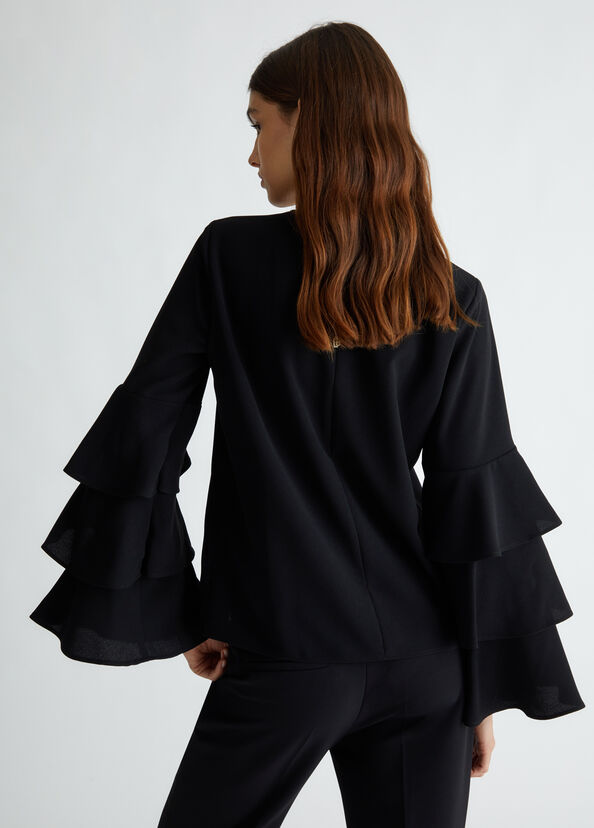 Liu Jo Blusa in crêpe stretch Ultimo giorno