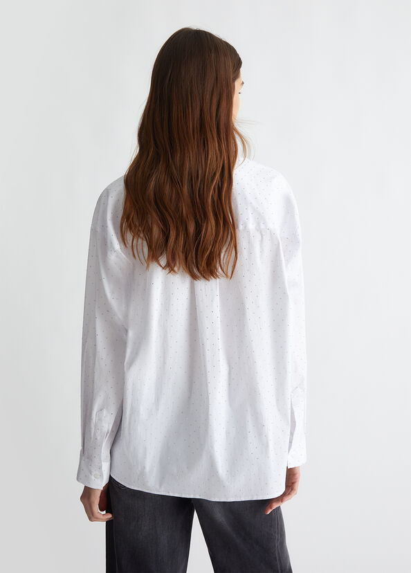 Liu Jo Camicia over con mini borchie Fino al 65% di sconto