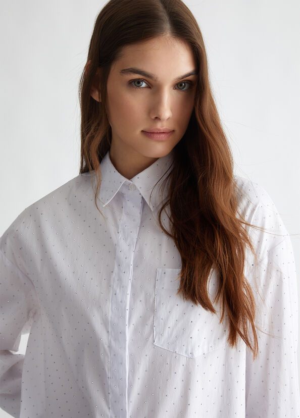 Liu Jo Camicia over con mini borchie Fino al 65% di sconto