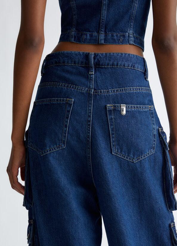 Liu Jo Jeans cargo in cotone stretch Discount Store per i nuovi prodotti