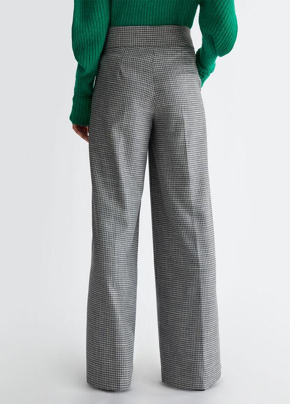 Liu Jo Pantaloni check a palazzo Super sconto