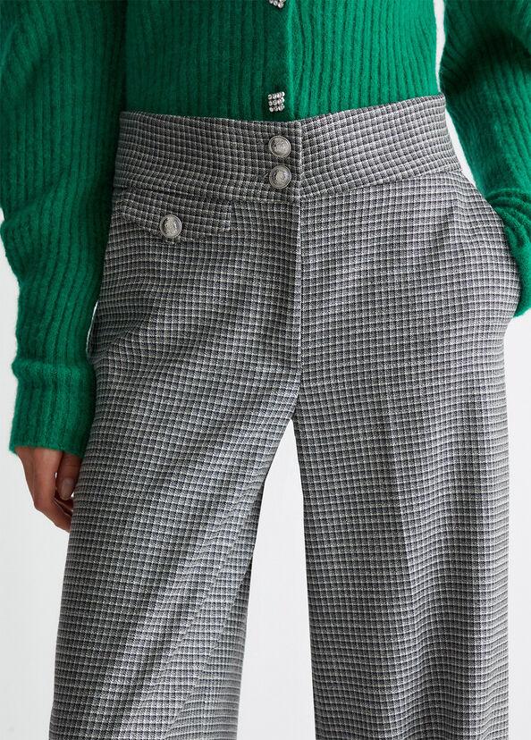 Liu Jo Pantaloni check a palazzo Super sconto