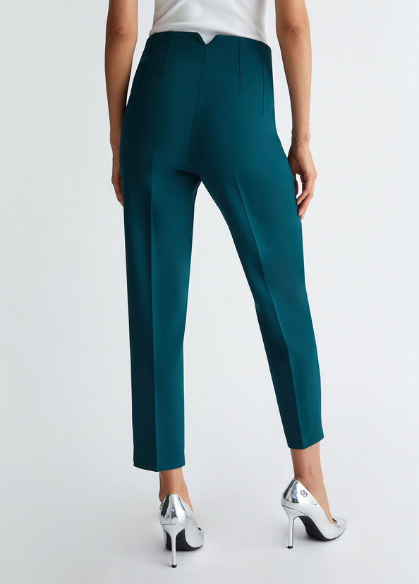 Liu Jo Pantaloni cropped stretch Officina