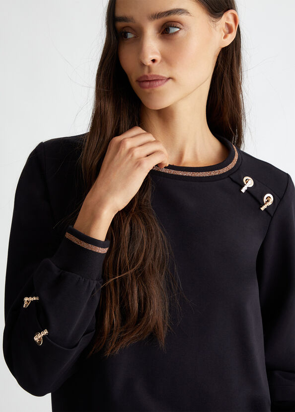 Liu Jo Felpa in cotone stretch In Linea