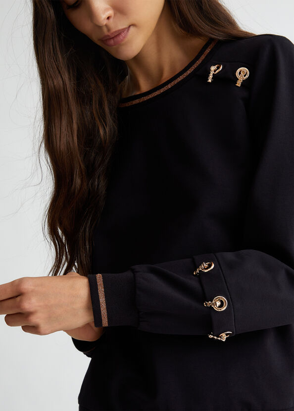 Liu Jo Felpa in cotone stretch In Linea