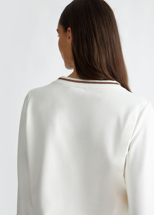 Liu Jo Felpa in cotone stretch Vendita