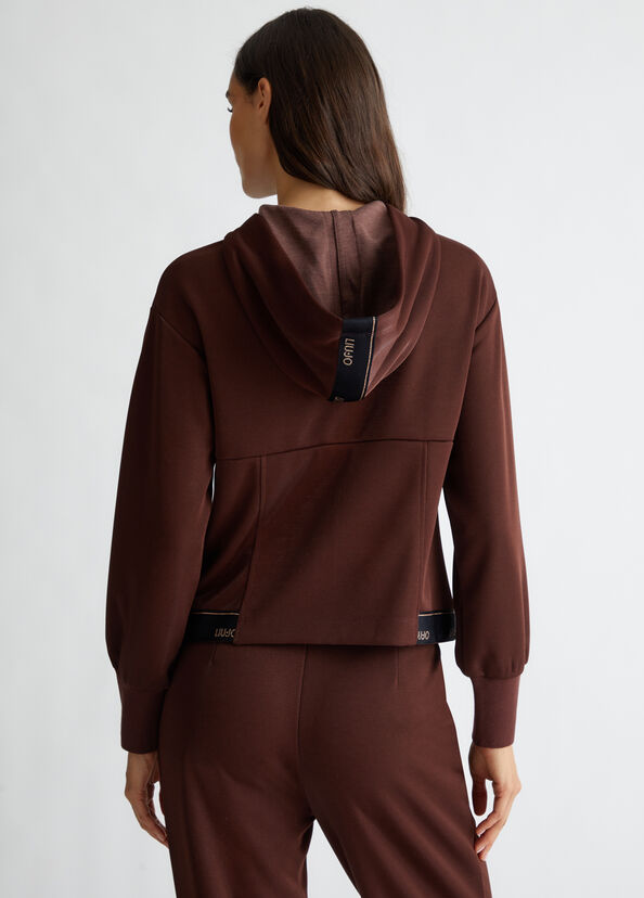 Liu Jo Felpa con cappuccio e zip Promozione