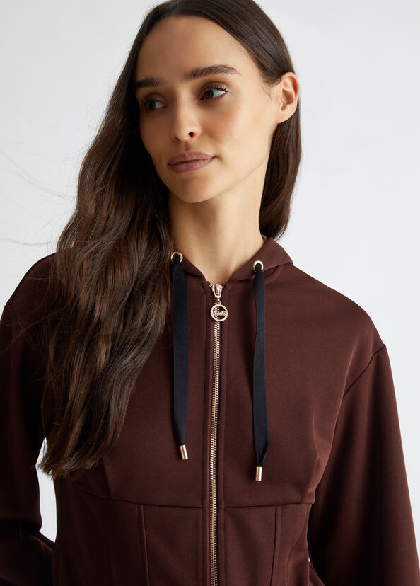 Liu Jo Felpa con cappuccio e zip Promozione