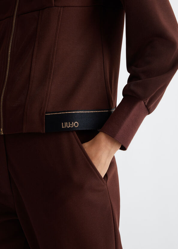 Liu Jo Felpa con cappuccio e zip Promozione