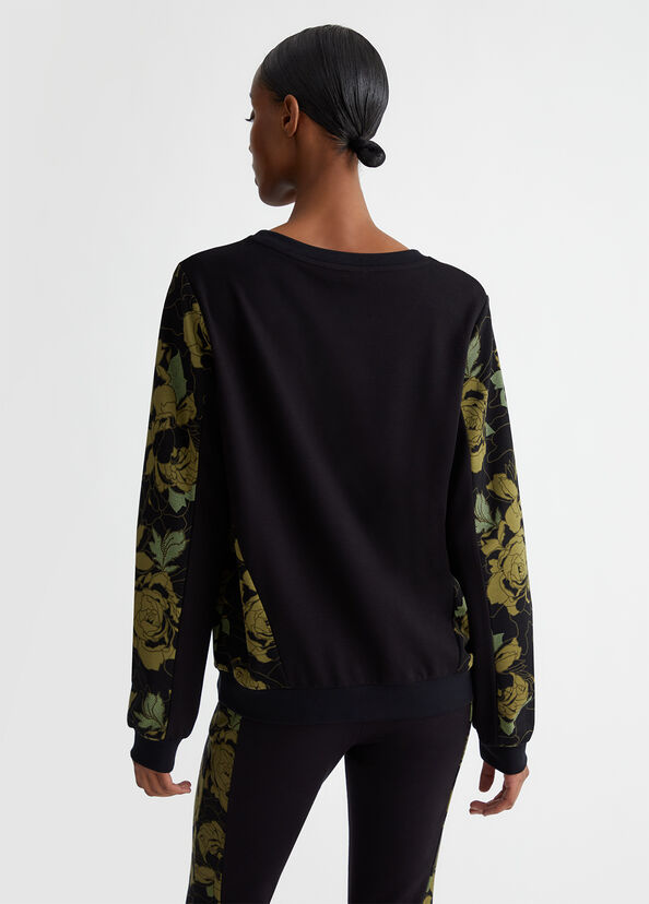 Liu Jo Felpa con stampa floreale Shopping Online