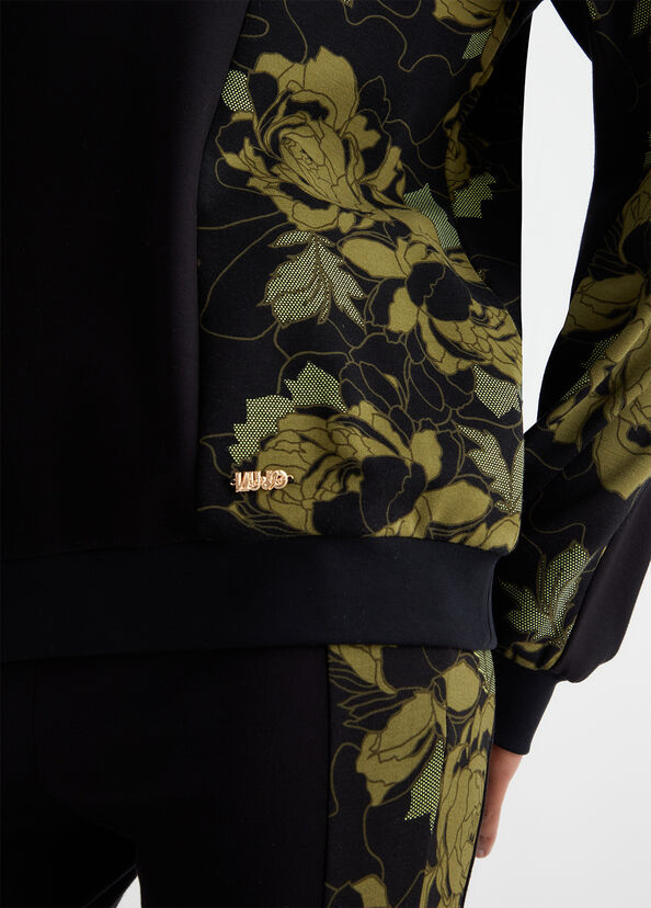 Liu Jo Felpa con stampa floreale Shopping Online