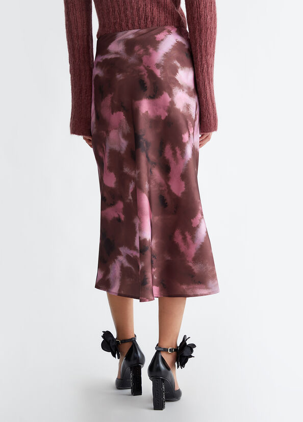 Liu Jo Gonna in twill stampato Spedizione gratuita