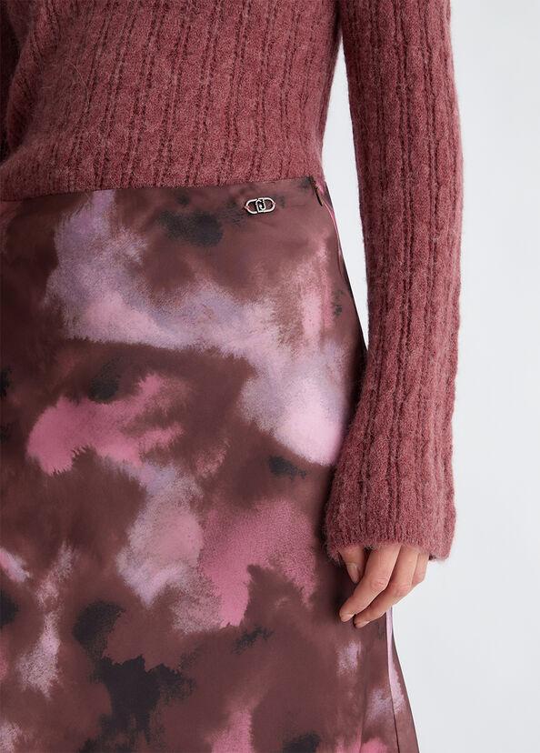 Liu Jo Gonna in twill stampato Spedizione gratuita
