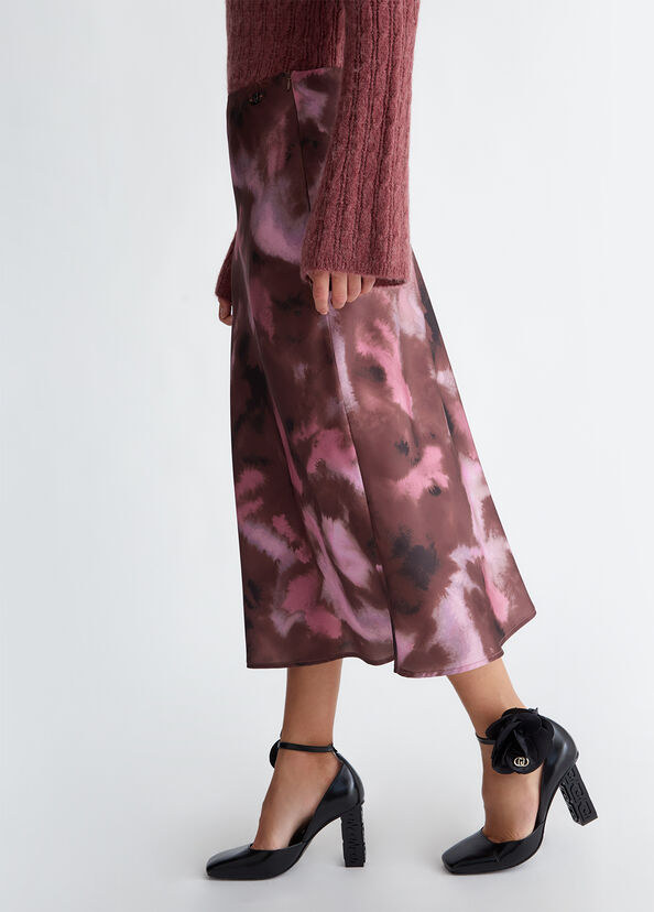 Liu Jo Gonna in twill stampato Spedizione gratuita