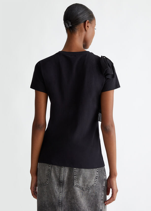 Liu Jo T-shirt con rouches Offerta migliore