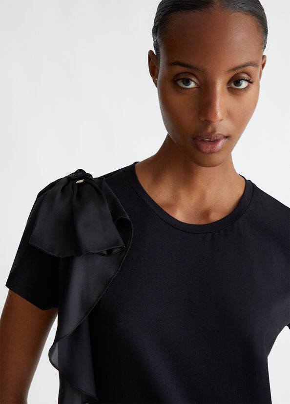 Liu Jo T-shirt con rouches Offerta migliore